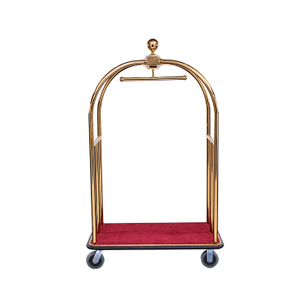 Hot Sale Hotel Lobby Heavy Duty Luggage Trolley Cart с колесами оптом