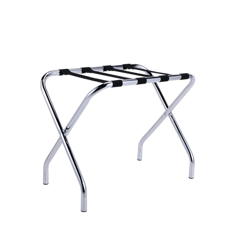 Серебряная полка для багажа отеля