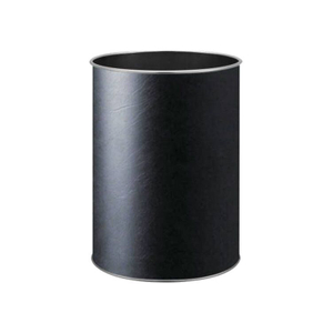 ES8009 Корзина для мусора из нержавеющей стали круглой формы объемом 7 л черного цвета