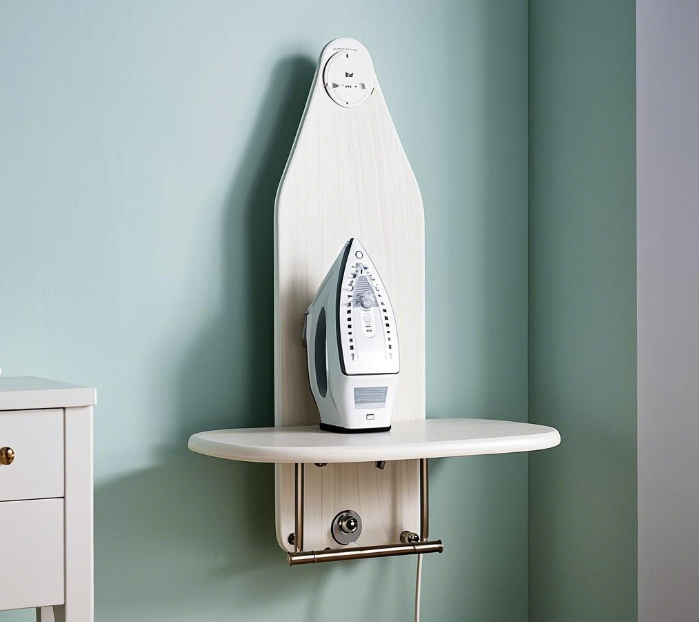 Полноразмерная гладильная доска на стене