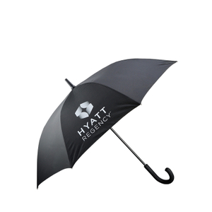 Черный 23-дюймовый гостиничный зонт
