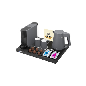 Высококачественный отель Ultimate Grey Nespresso Кофтонаторная машина с электрическим набором лоток чайников